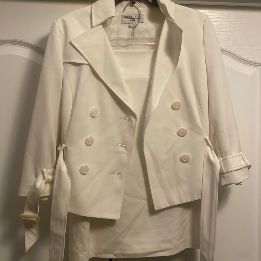 Cream suit